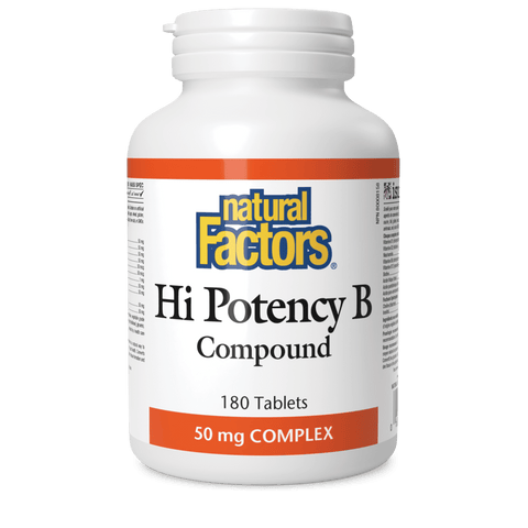 Hi Potency B Compound 50 mg, Natural Factors|v|image|1106