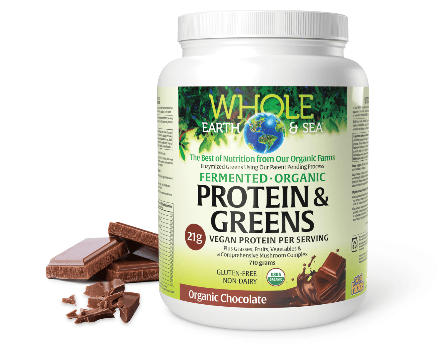 Fermented Organic Protein & Greens, Whole Earth & Sea, Whole Earth & Sea®|v|image|35535