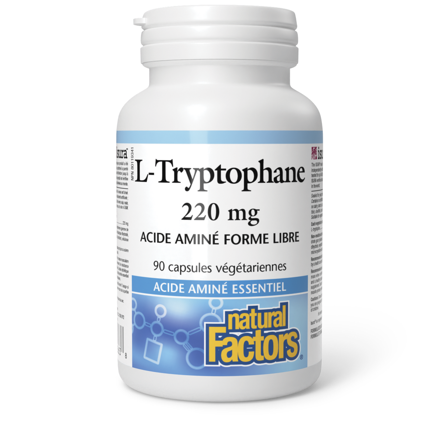 L-Tryptophane  220 mg, Natural Factors|v|image|2863