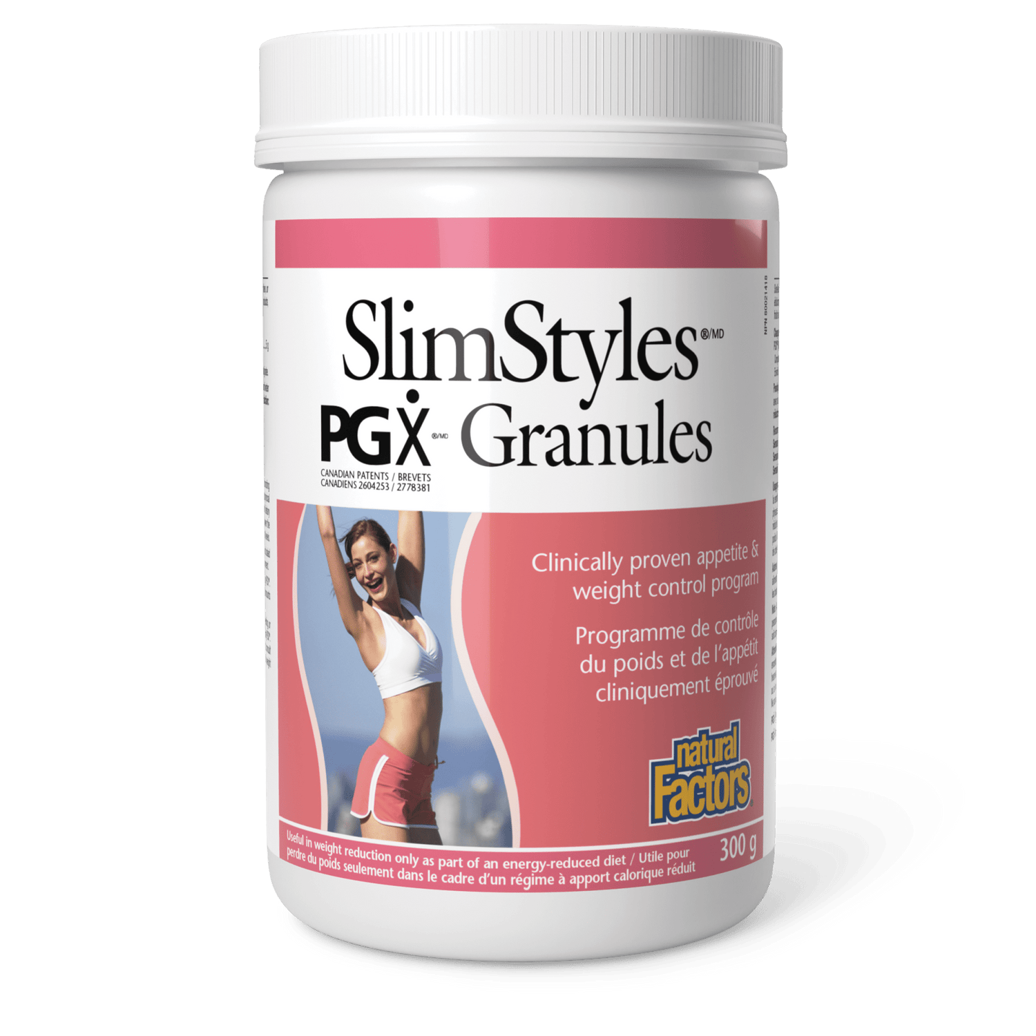 SlimStyles PGX Granules, Natural Factors|v|image|3585