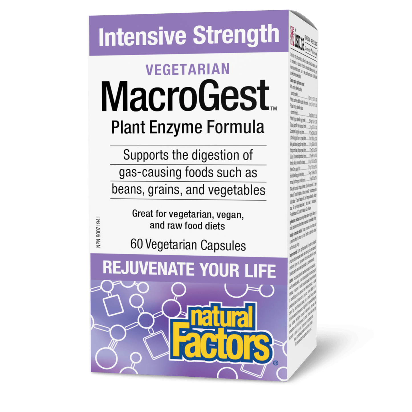 MacroGest Vegetarian Intensive Strength, Natural Factors|v|image|1762