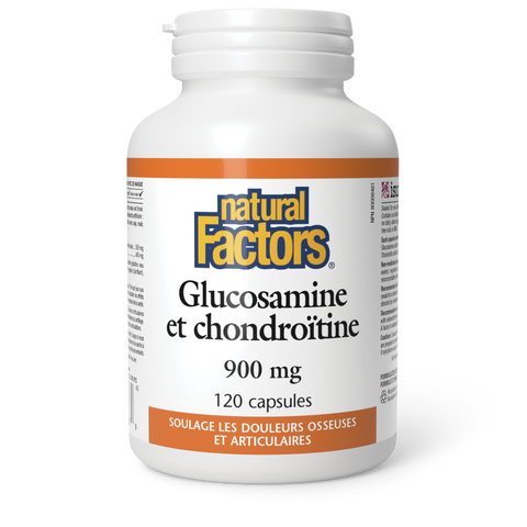 Glucosamine et chondroïtine 900 mg, Natural Factors|v|image|2687