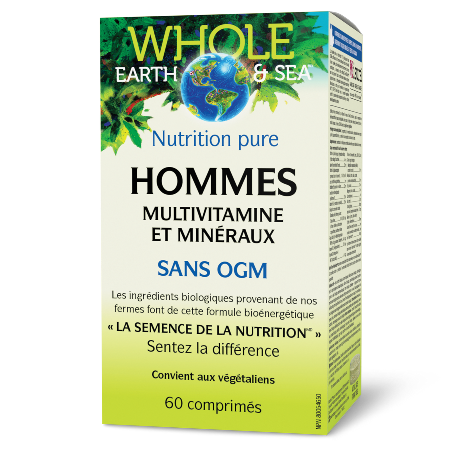 Multivitamine et minéraux Hommes, Whole Earth & Sea, Whole Earth & Sea®|v|image|35504