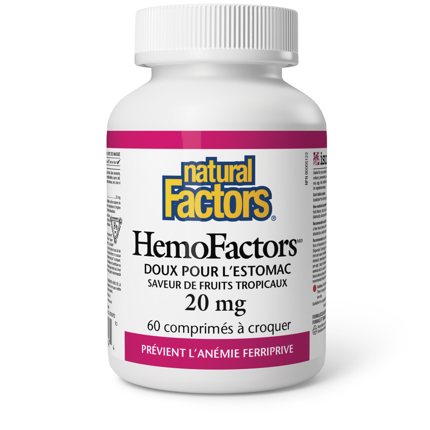 HemoFactors 20 mg, Natural Factors|v|image|1647