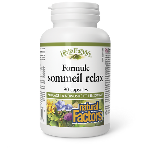 Formule sommeil relax, HerbalFactors, Natural Factors|v|image|4655