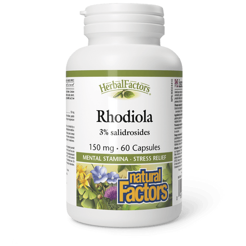 Rhodiola 150 mg, HerbalFactors, Natural Factors|v|image|4832