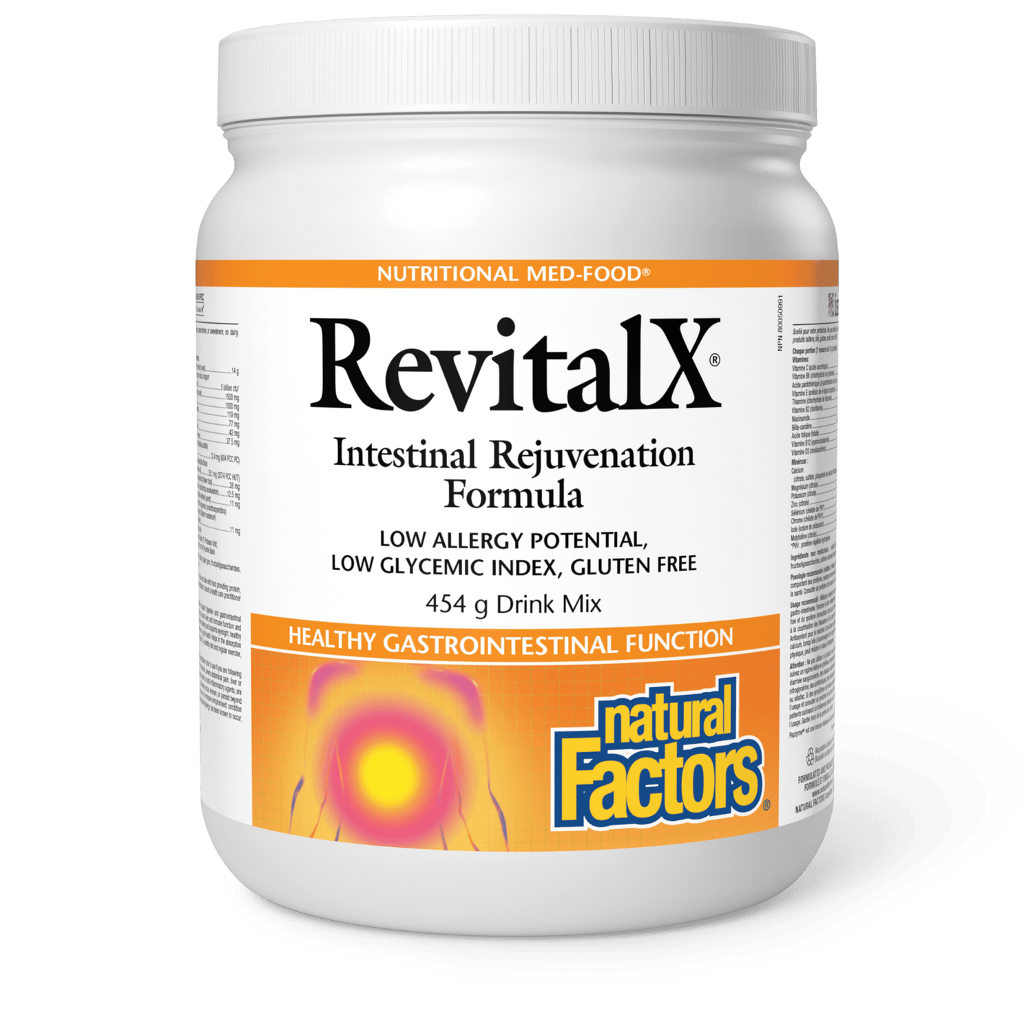 RevitalX Intestinal Rejuvenation Formula, Natural Factors|v|image|2400