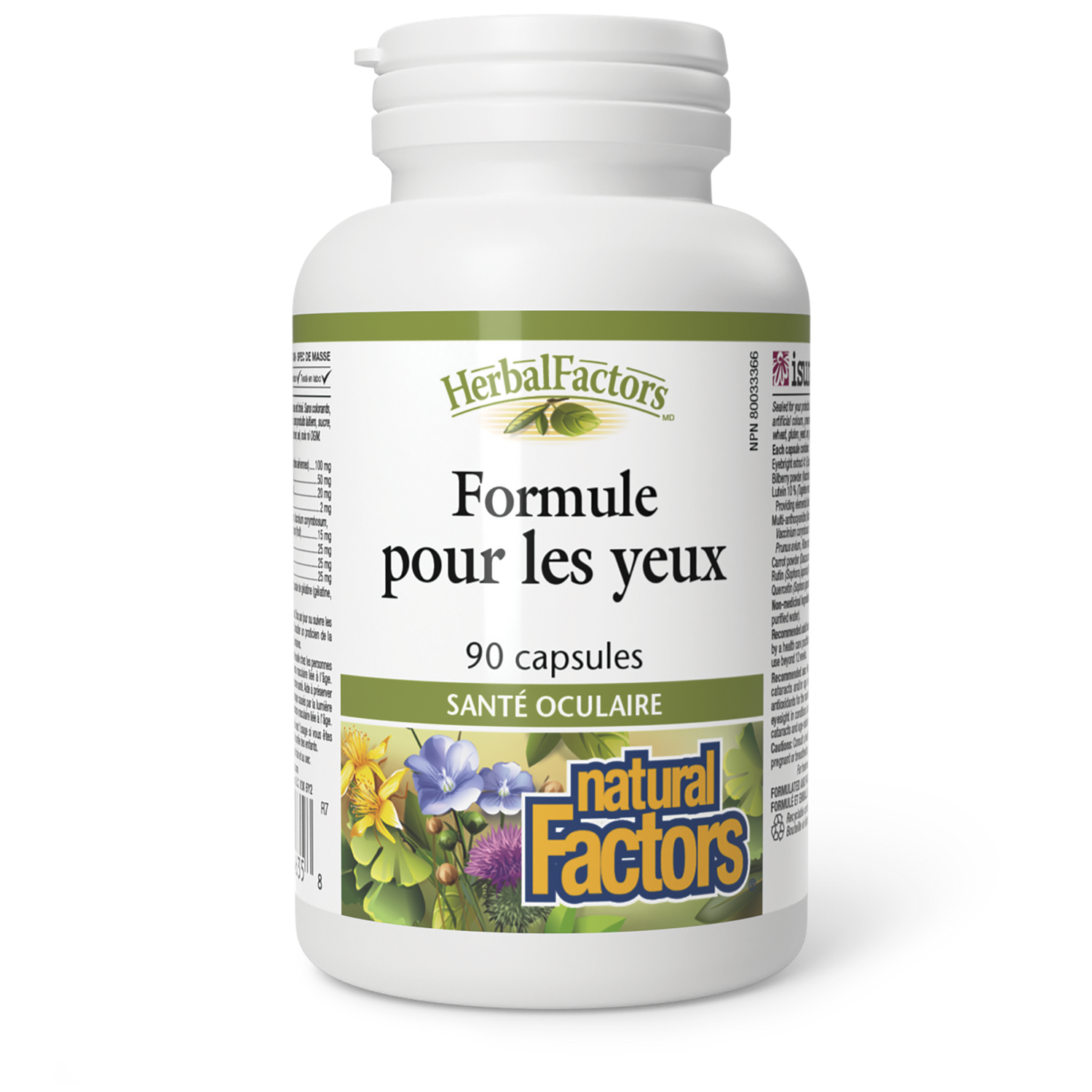 Formule pour les yeux, HerbalFactors, Natural Factors|v|image|4635