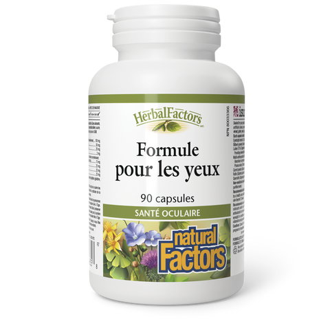 Formule pour les yeux, HerbalFactors, Natural Factors|v|image|4635