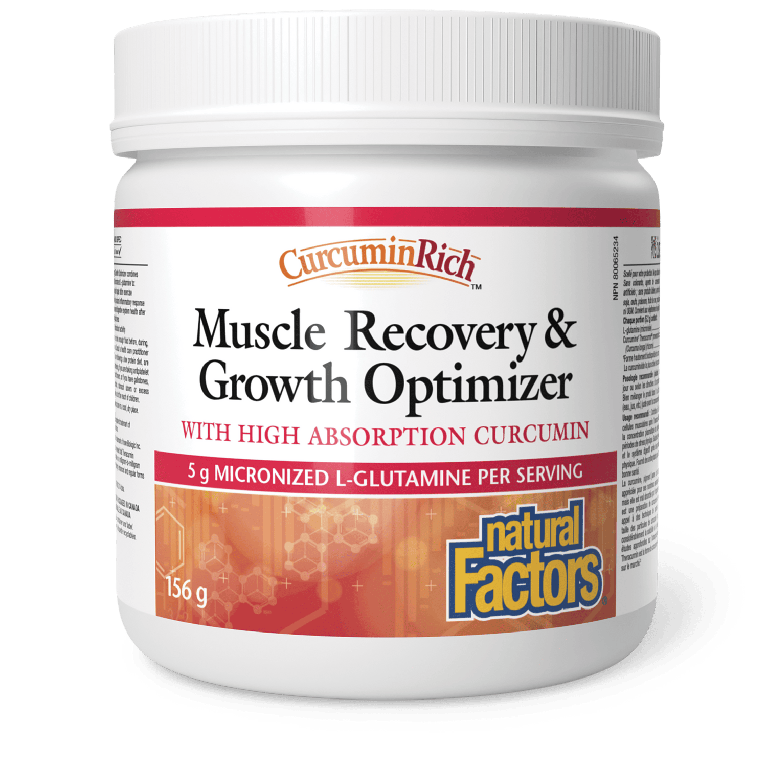 Muscle Recovery & Growth Optimizer, CurcuminRich, Natural Factors|v|image|4549