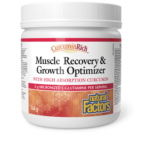 Muscle Recovery & Growth Optimizer, CurcuminRich, Natural Factors|v|image|4549