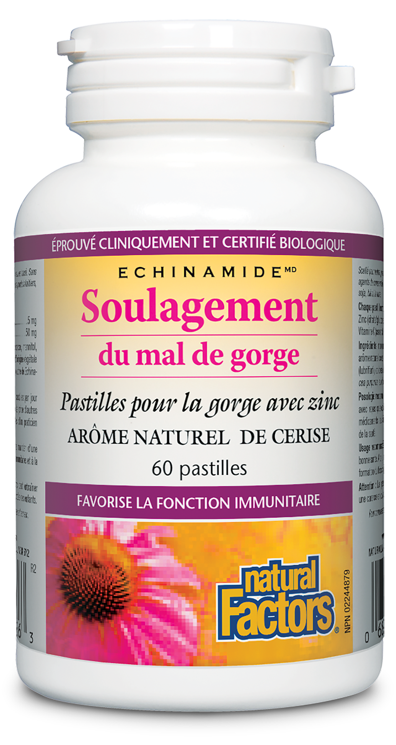 Soulagement du mal de gorge, arôme naturel de cerise, ECHINAMIDE|variant|hi-res|1686