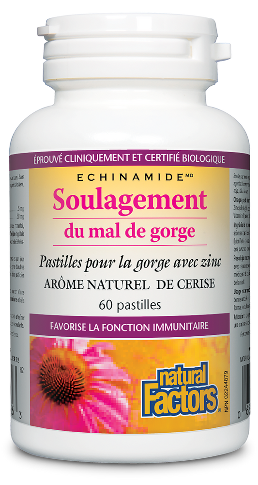 Soulagement du mal de gorge, arôme naturel de cerise, ECHINAMIDE|variant|hi-res|1686