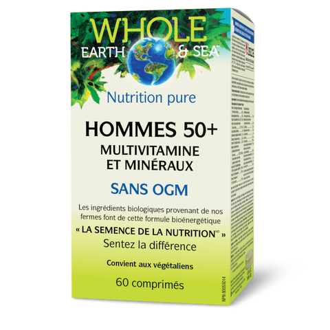 Multivitamine et minéraux Hommes 50+, Whole Earth & Sea, Whole Earth & Sea®|v|image|35503