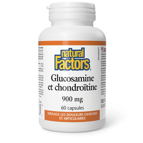 Glucosamine et chondroïtine 900 mg, Natural Factors|v|image|2686