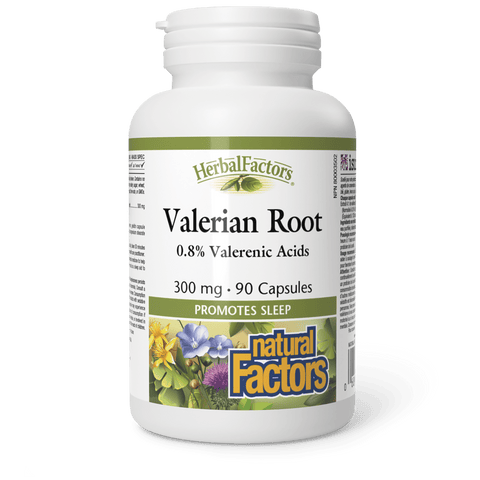 Valerian Root 300 mg, HerbalFactors, Natural Factors|v|image|4565