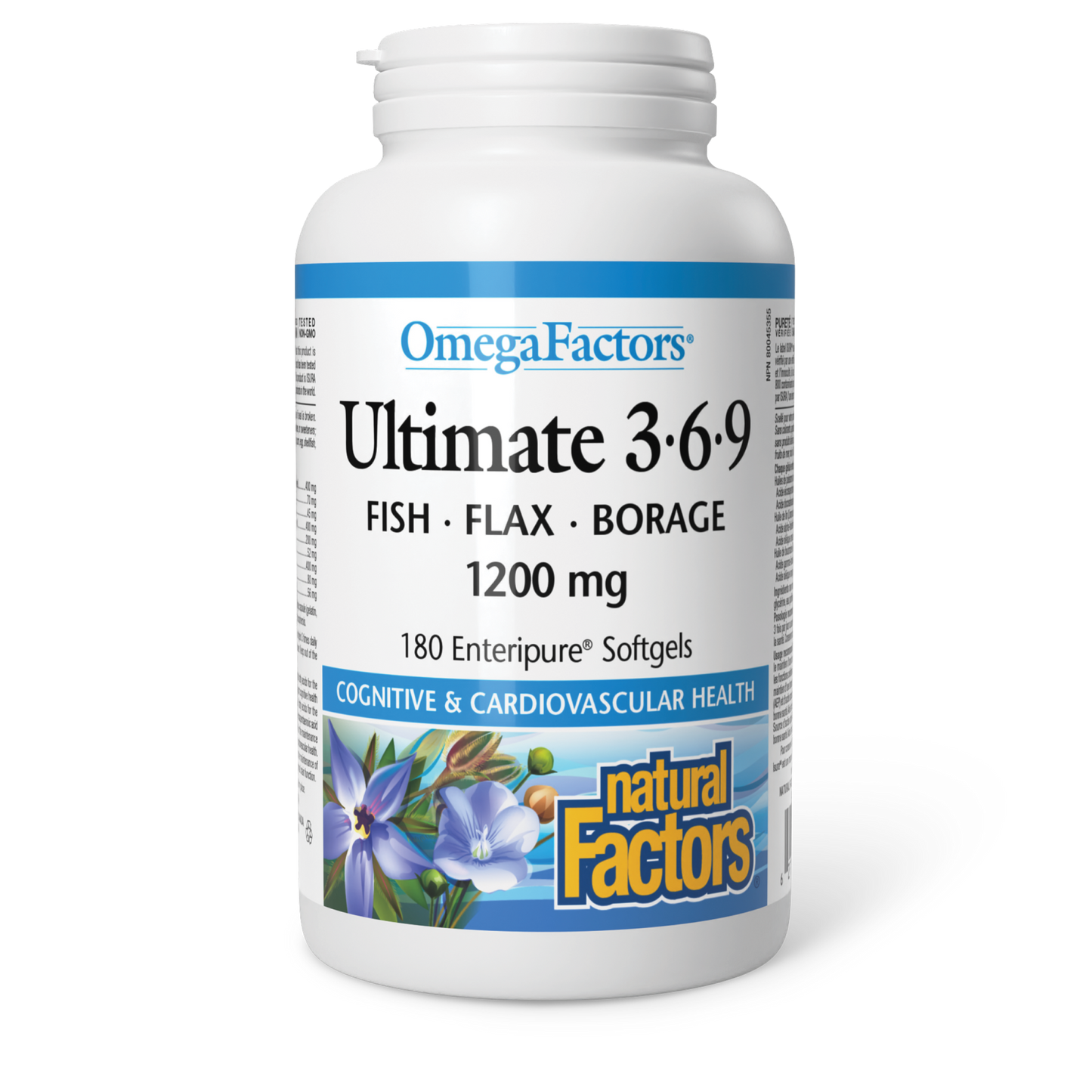 Ultimate 3•6•9 1200 mg, OmegaFactors, Natural Factors|v|image|2261