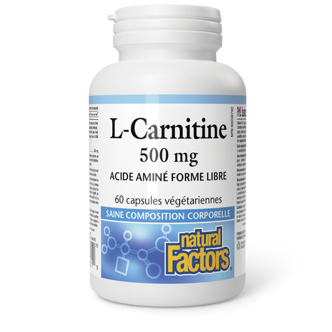 L-Carnitine 500 mg, Natural Factors|v|image|2801