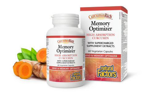 Memory Optimizer, CurcuminRich, Natural Factors|v|image|4553