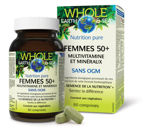 Multivitamine et minéraux Femmes 50+, Whole Earth & Sea, Whole Earth & Sea®|v|image|35501