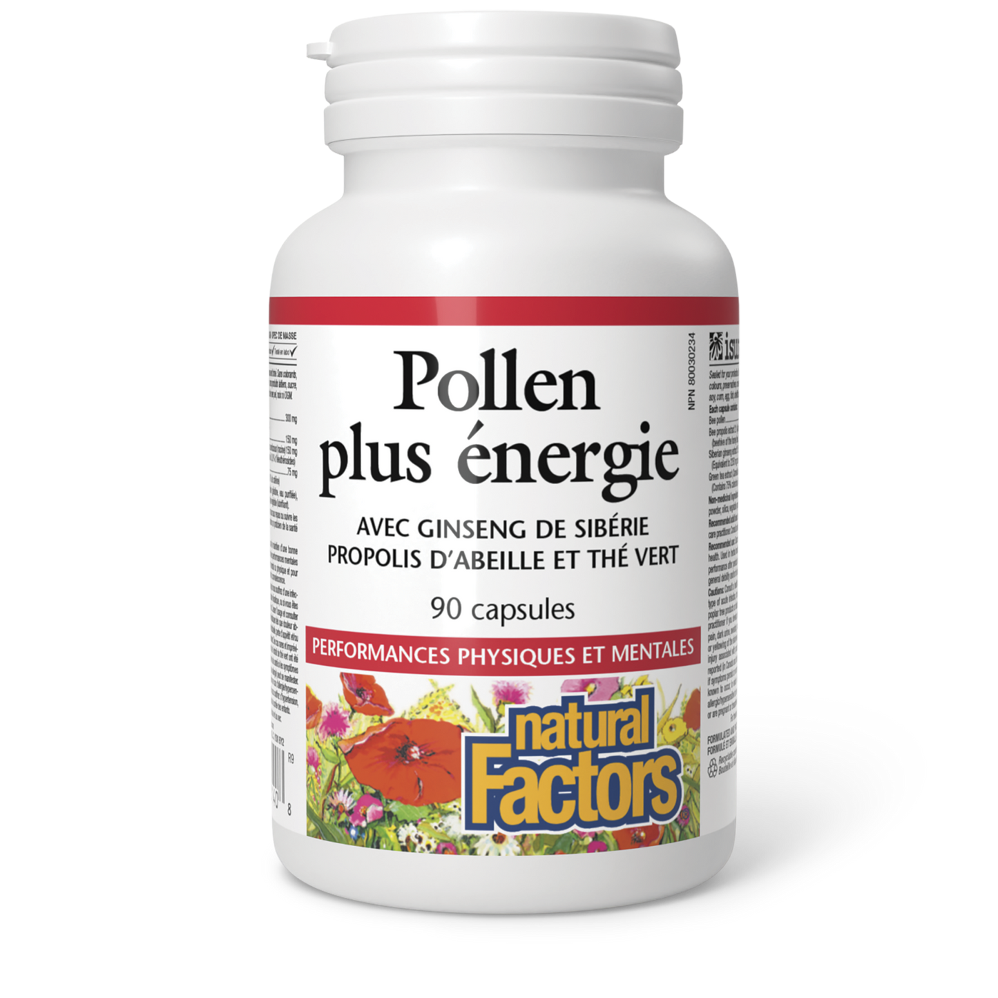 Pollen plus énergie, Natural Factors|v|image|3140