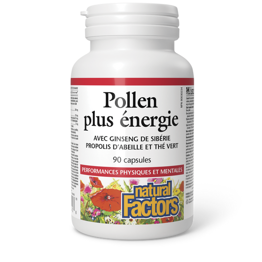 Pollen plus énergie, Natural Factors|v|image|3140