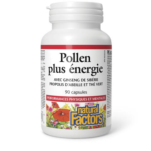 Pollen plus énergie, Natural Factors|v|image|3140