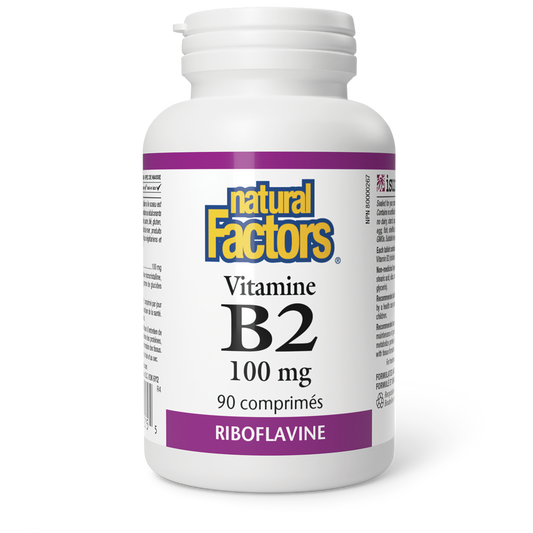 Vitamine B2 100 mg, Natural Factors|v|image|1215