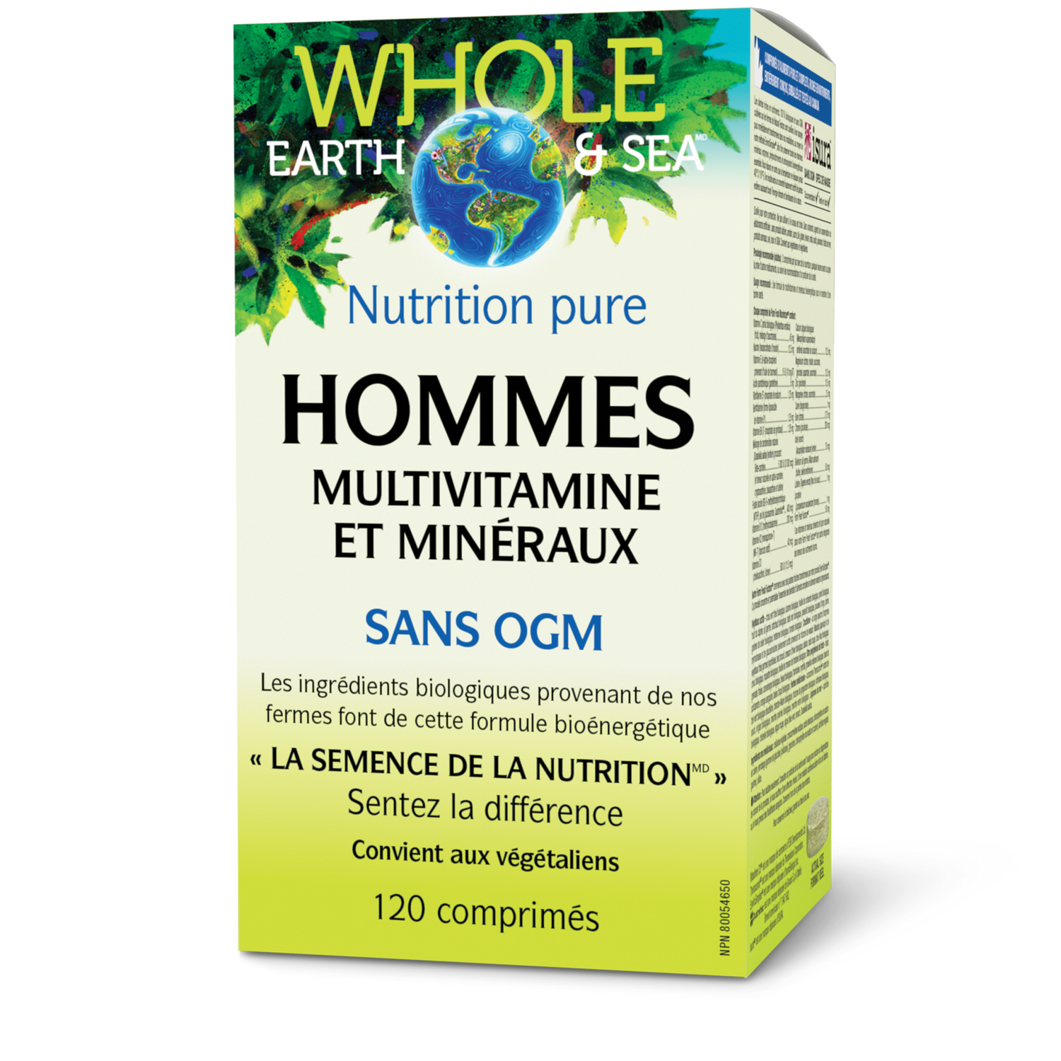 Multivitamine et minéraux Hommes, Whole Earth & Sea, Whole Earth & Sea®|v|image|35522