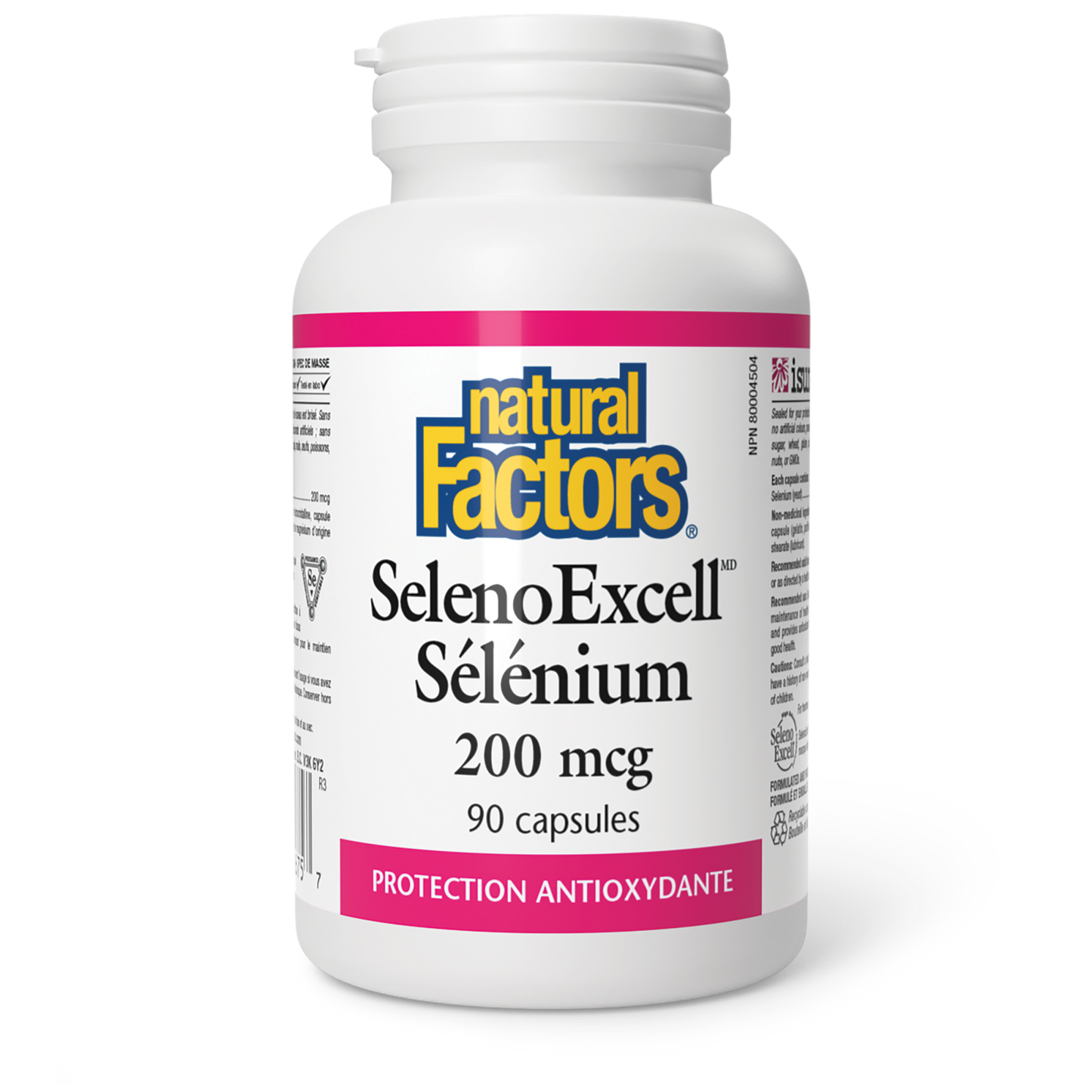 SelenoExcell Sélénium 200 mcg, Natural Factors|v|image|1675