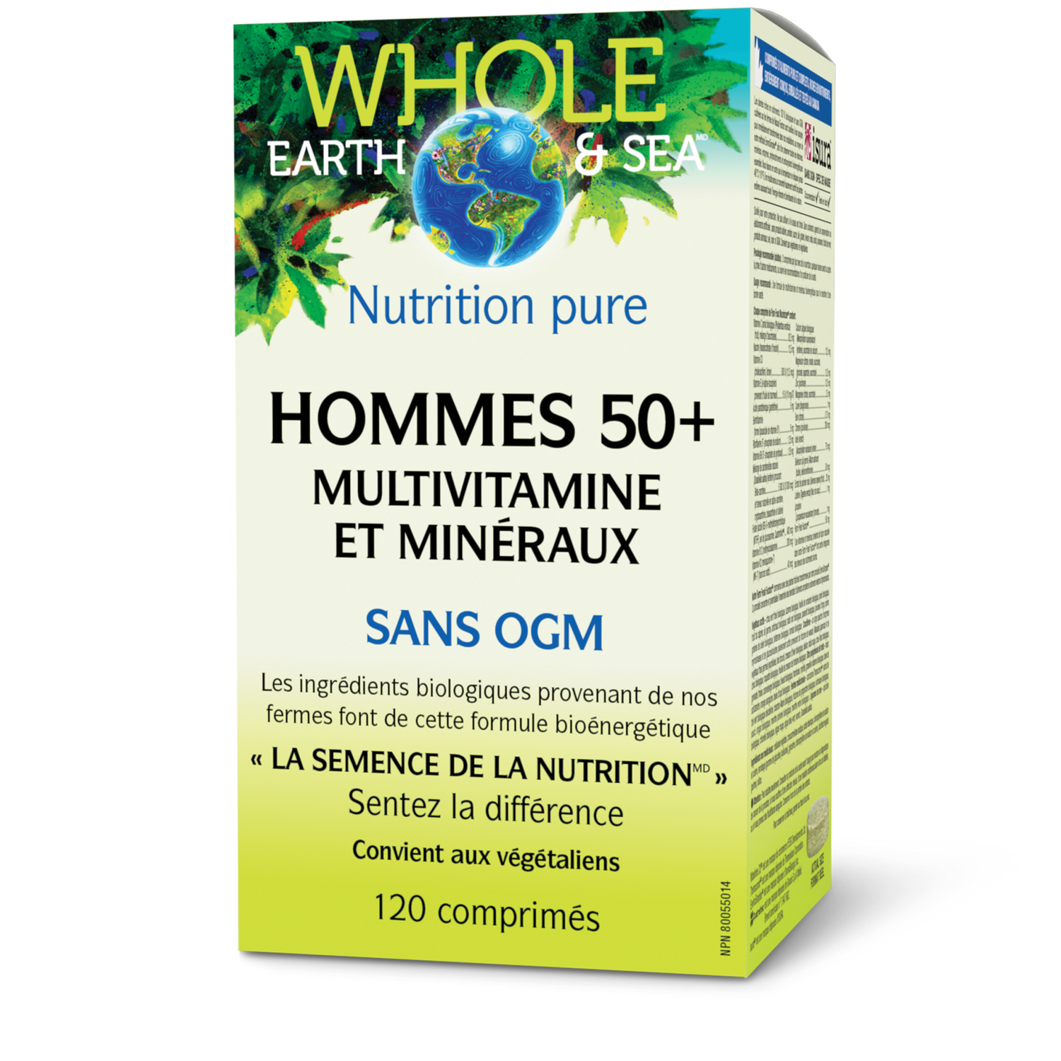 Multivitamine et minéraux Hommes 50+, Whole Earth & Sea, Whole Earth & Sea®|v|image|35521