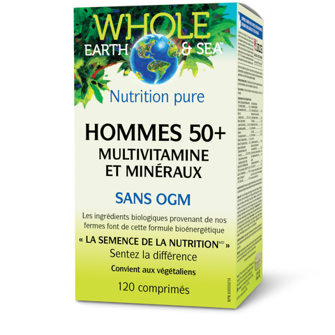 Multivitamine et minéraux Hommes 50+, Whole Earth & Sea, Whole Earth & Sea®|v|image|35521