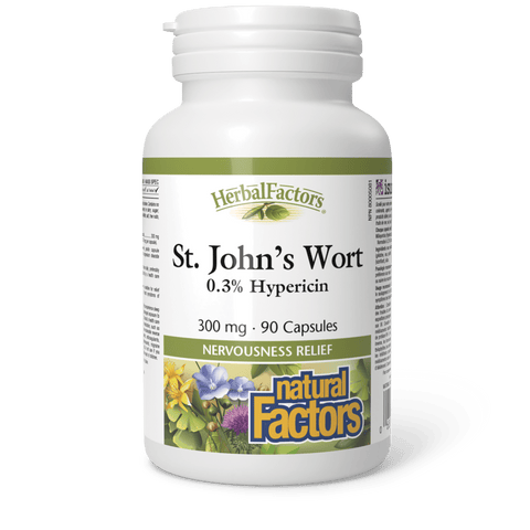 St. John’s Wort 300 mg, HerbalFactors, Natural Factors|v|image|4820