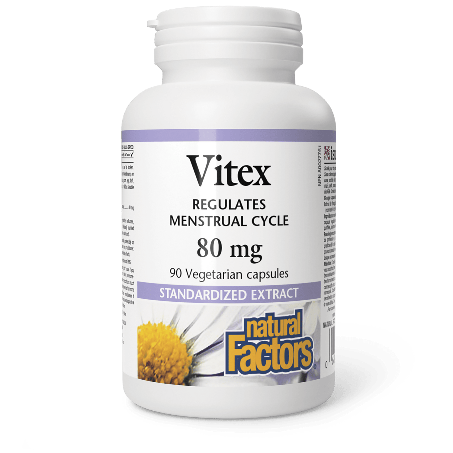 Vitex Standardized Extract 80 mg, Natural Factors|v|image|4930