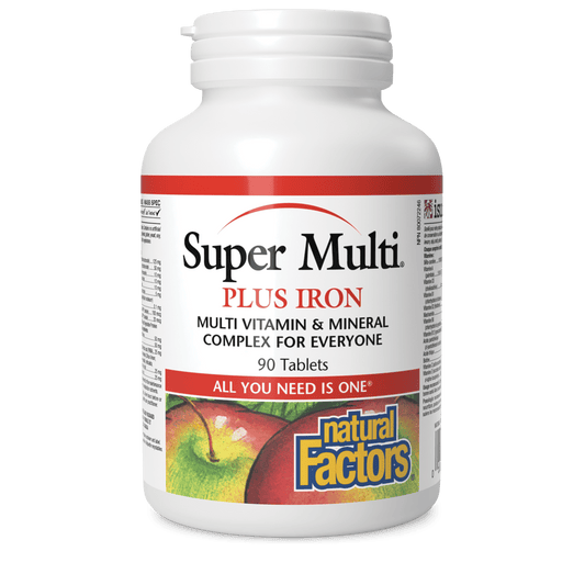 Super Multi Plus Iron, Natural Factors|v|image|1511