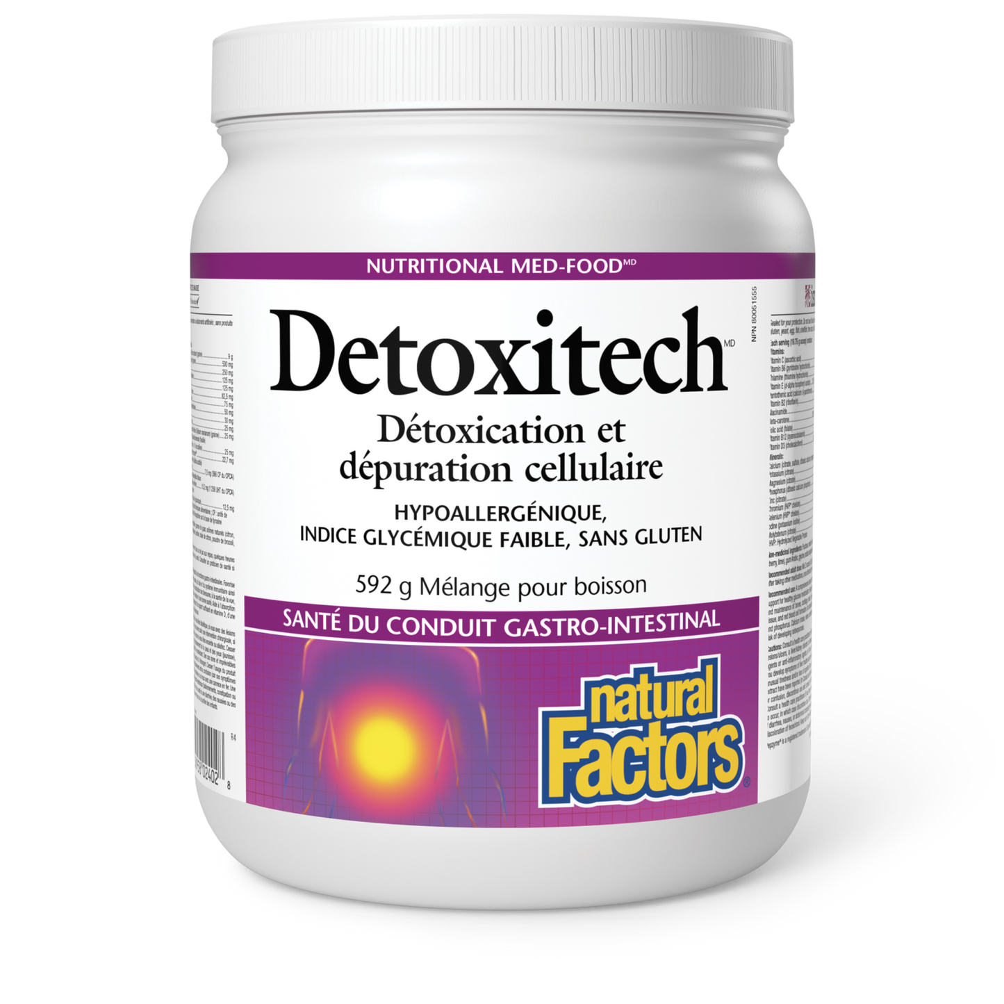 Detoxitech Détoxication et dépuration cellulaire, Natural Factors|v|image|2402