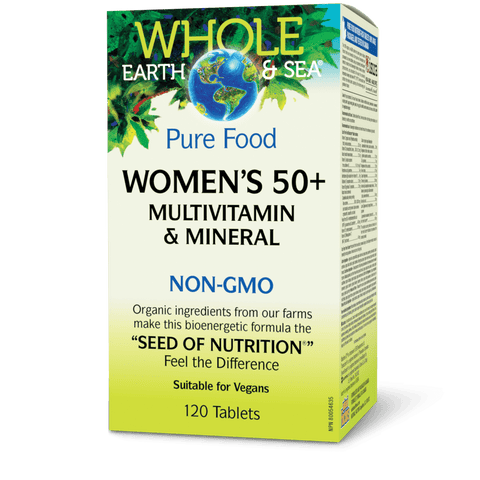 Women’s 50+ Multivitamin & Mineral, Whole Earth & Sea, Whole Earth & Sea®|v|image|35519