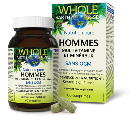 Multivitamine et minéraux Hommes, Whole Earth & Sea, Whole Earth & Sea®|v|image|35504