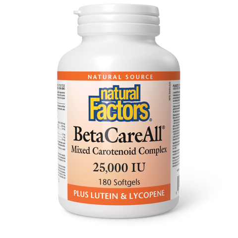 BetaCareAll®  25,000 IU, Natural Factors|v|image|1015