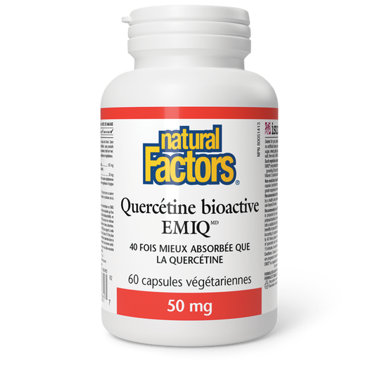 Quercétine bioactive EMIQ 50 mg, Natural Factors|v|image|1381