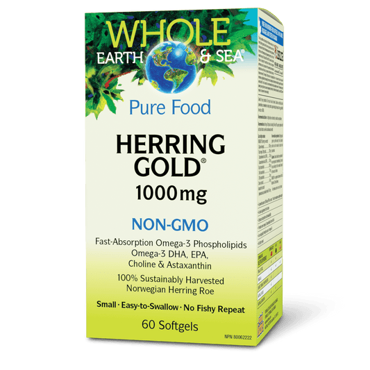 Herring Gold 1000 mg, Whole Earth & Sea, Whole Earth & Sea®|v|image|35497
