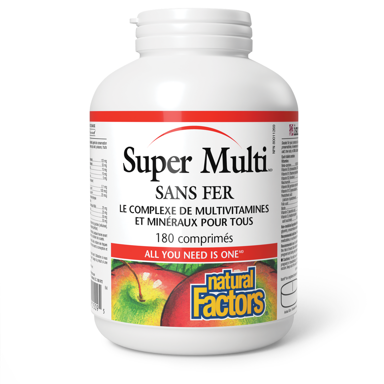 Super Multi sans fer, Natural Factors|v|image|1509