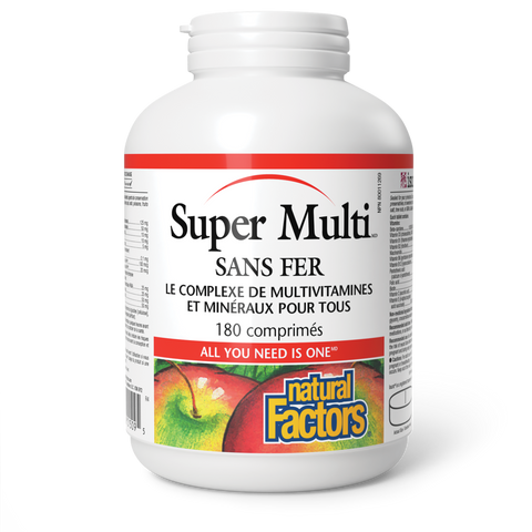 Super Multi sans fer, Natural Factors|v|image|1509