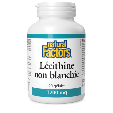 Lécithine non blanchie 1 200 mg, Natural Factors|v|image|2600