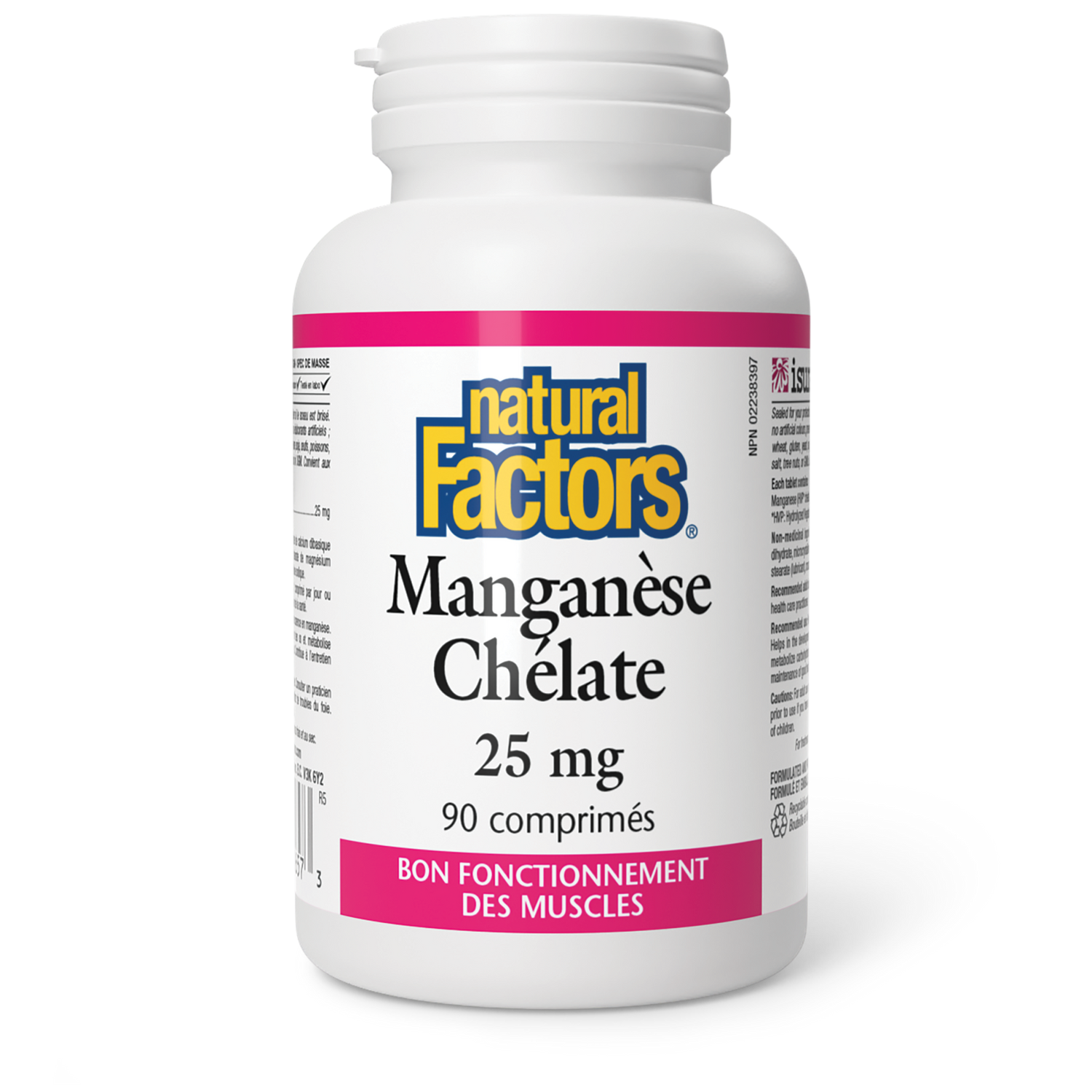 Manganèse Chélate 25 mg, Natural Factors|v|image|1657