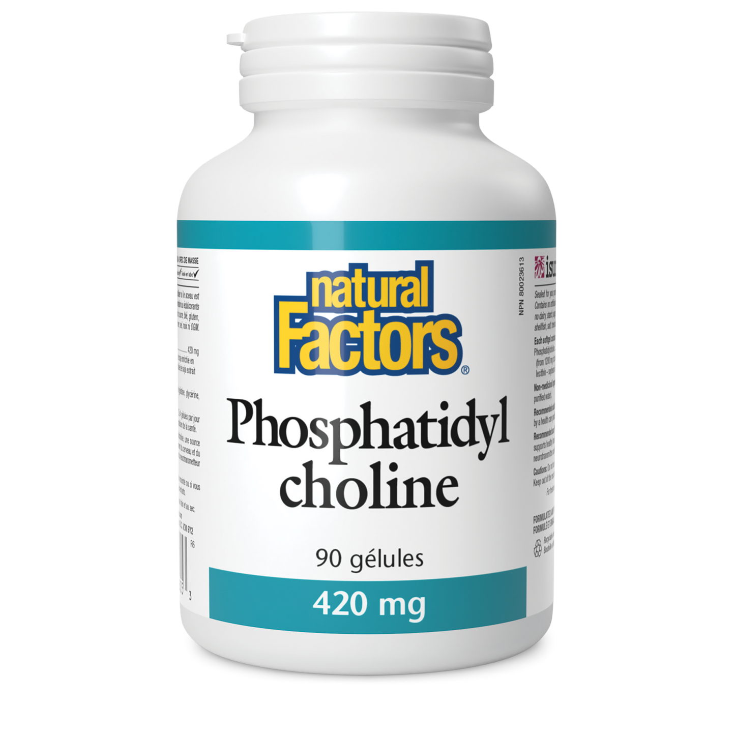 Phosphatidyl choline 420 mg, Natural Factors|v|image|2605