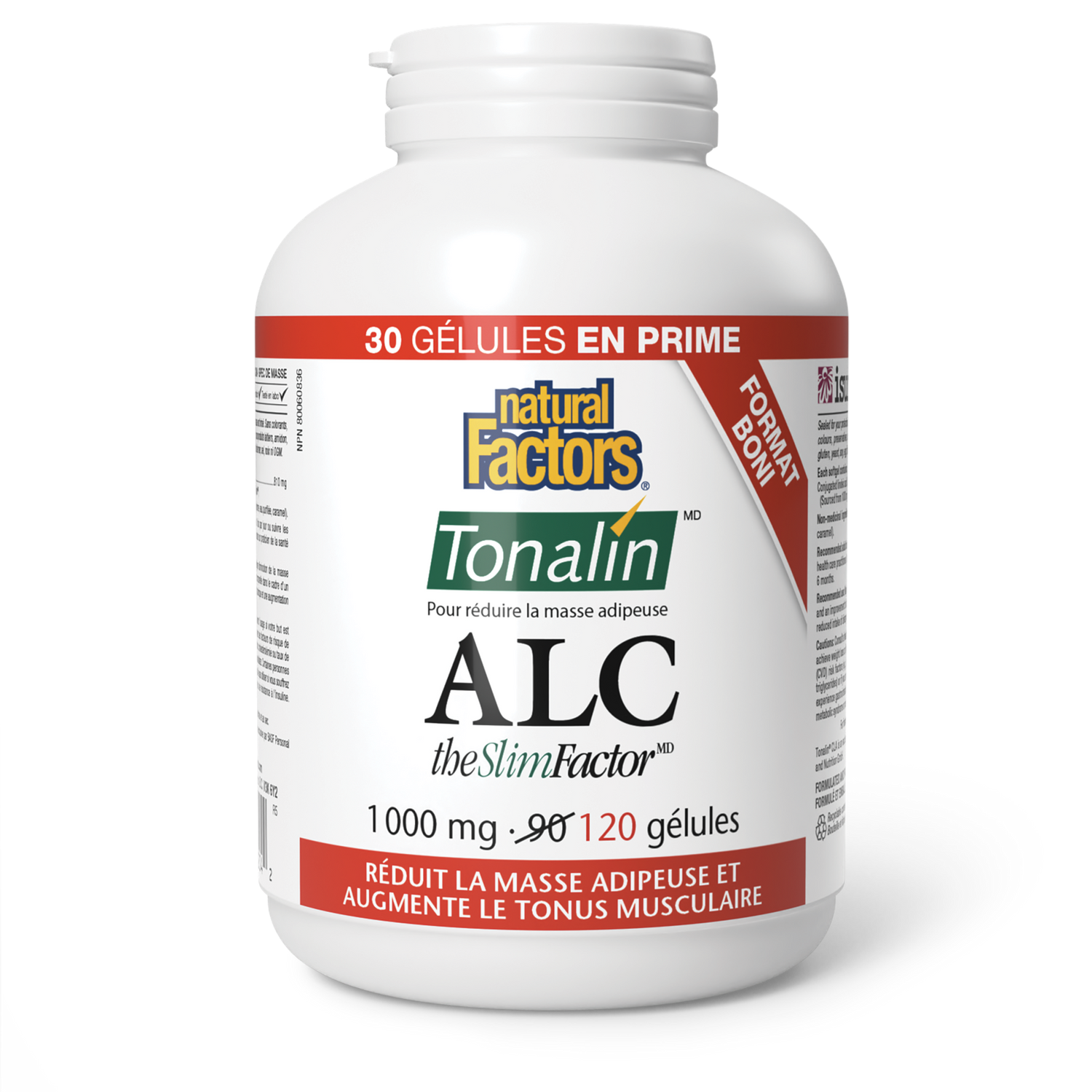 ALC Tonalin TheSlimFactor 1 000 mg, Natural Factors|v|image|8204