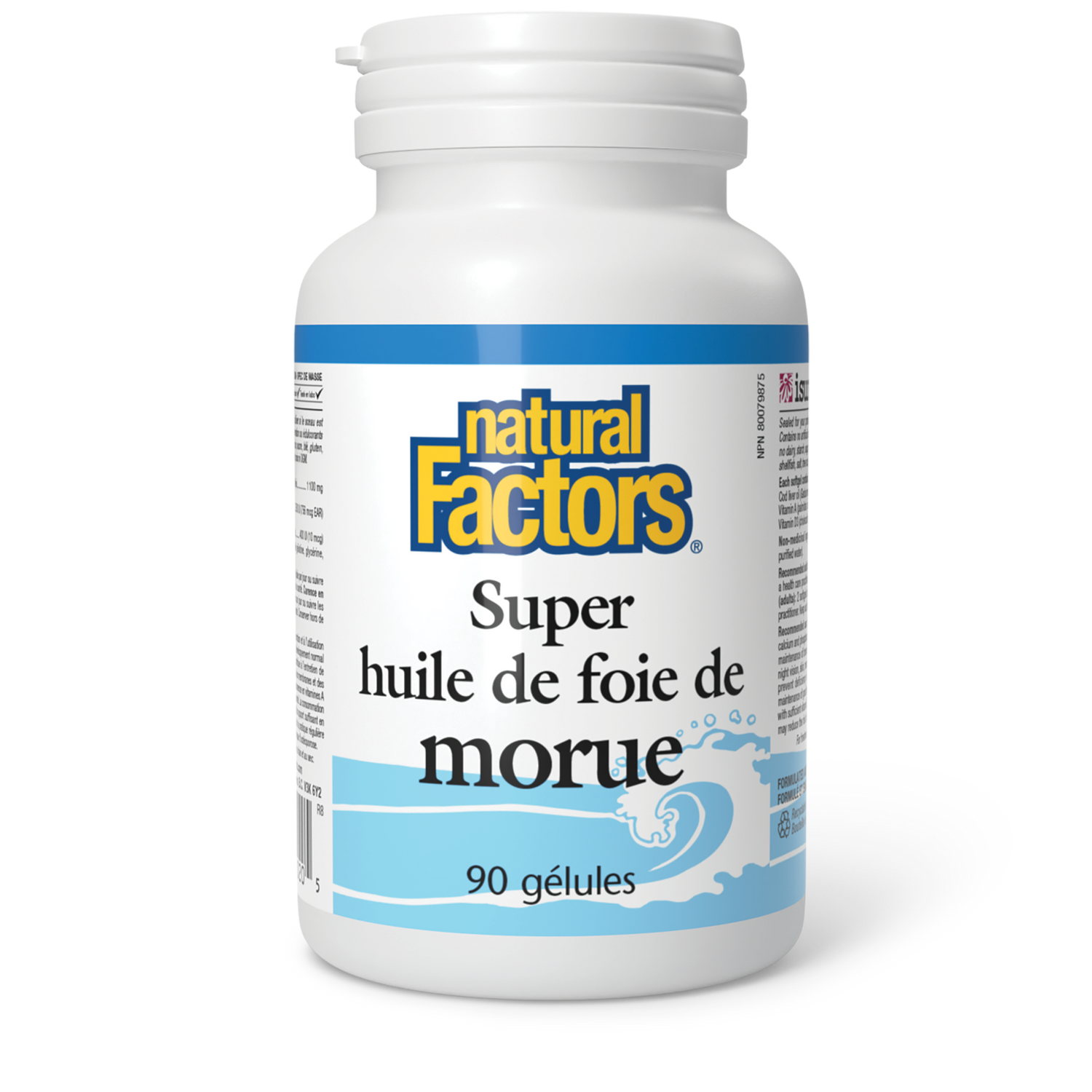 Super huile de foie de morue, Natural Factors|v|image|1020