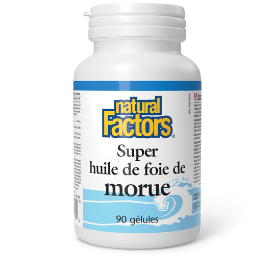 Super huile de foie de morue, Natural Factors|v|image|1020
