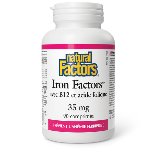 Iron Factors 35 mg, Natural Factors|v|image|1646